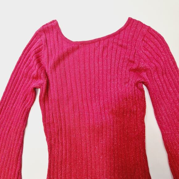 MORE TO COME Meira Mini Dress in Pink Metallic Medium - Picture 4 of 11